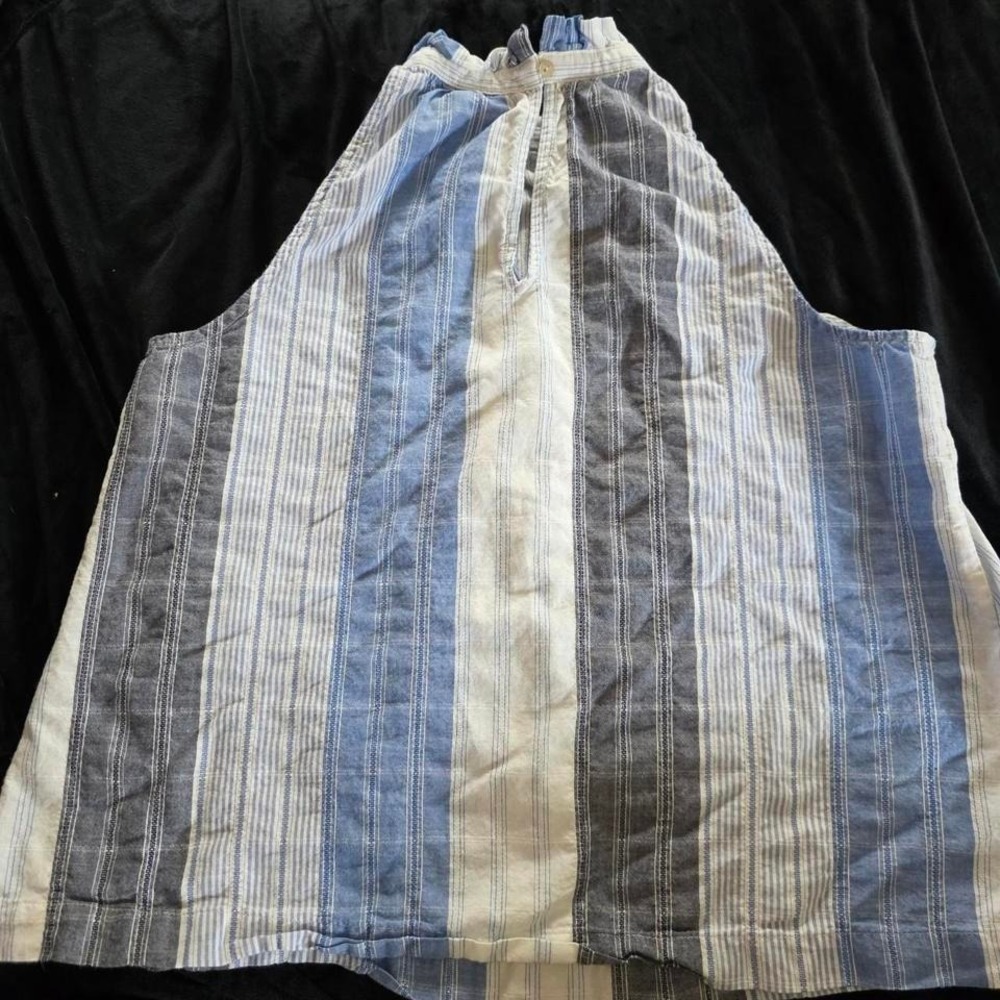 Universal Thread Blue Stripe‎ Halter Top Small